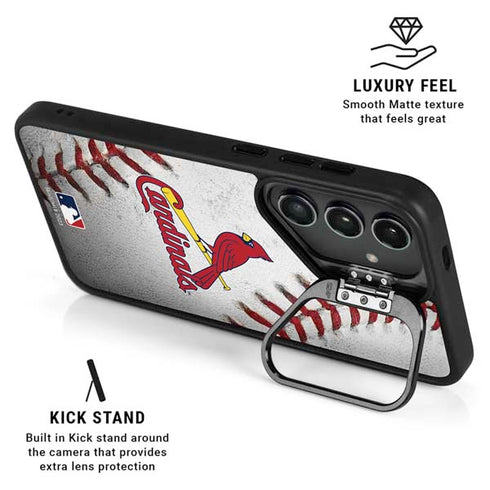 MLB St. Louis Cardinals Game Ball Galaxy S25 Ultra Kickstand Case